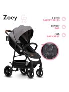 LIONELO Zoey sport babakocsi-szürke 6- 36 hó korig -OUTLET termék