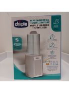 Chicco digitális ételmelegítő sterilizáló funkcióval, 2 db ajándék Perfect 5 cumisüveggel