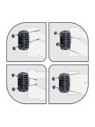 OKBaby Orion biciklis gyerekülés, piros-ezüst, OUTLET termék