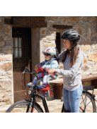 OKBaby Orion biciklis gyerekülés, piros-ezüst, OUTLET termék