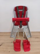 OKBaby Orion biciklis gyerekülés, piros-ezüst, OUTLET termék