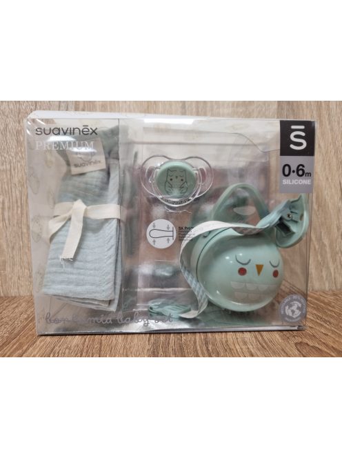 Suavinex Baby ajándékkészlet Bonhomia – zöld.OUTLET termék