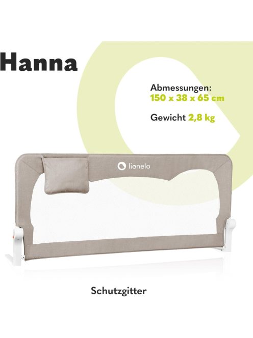 Lionelo Hanna leesésgátló 150×66 cm. OUTLET termék