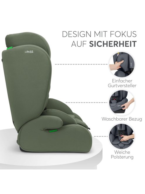 KikkaBoo i-Pass 76-15cm gyerekülés, OUTLET termék