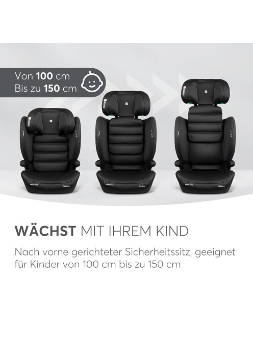 KikkaBoo i-Track i-Size 100-150cm ISOFIX gyerekülés, OUTLET termék