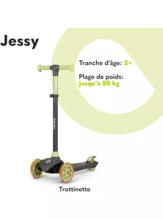 Lionelo Jessy Roller - zöld-fekete, OUTLET termék