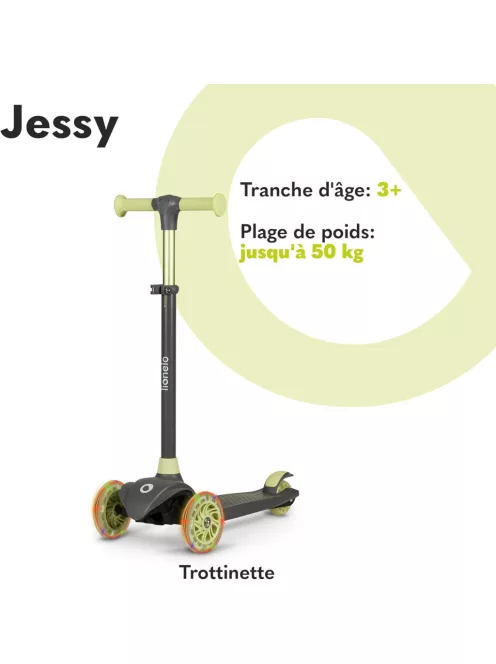 Lionelo Jessy Roller - zöld-fekete, OUTLET termék