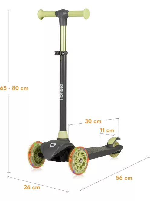 Lionelo Jessy Roller - zöld-fekete, OUTLET termék