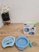Chicco ajándék baba étkészlet, OUTLET termék