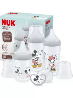   NUK Perfect Match cumisüveg készlet, 0-6hó, 2x260ml + 1x150ml + 1 cumi, OUTLET termék