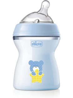   Chicco Natural Feeling Anti-Colic cumisüveg, 2hó+, 250 ml. OUTLET termék 