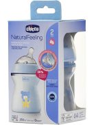 Chicco Natural Feeling Anti-Colic cumisüveg, 2hó+, 250 ml. OUTLET termék 