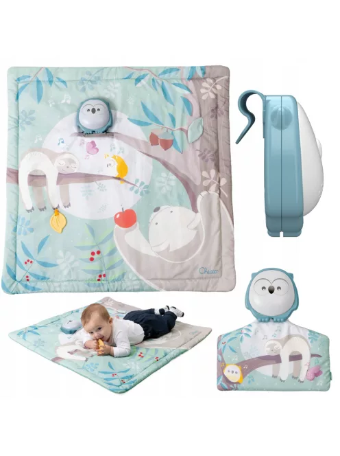 Chicco 2 az 1-ben elektromos játszószőnyeg fénnyel és zenével, OUTLET termék
