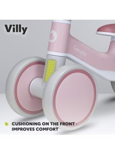 Lionelo Villy 4 kerekű futóbicikli-pink, OUTLET termék
