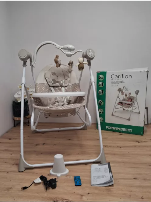 Foppapedretti Carillon elektromos pihenőszék és babahinta, OUTLET termék