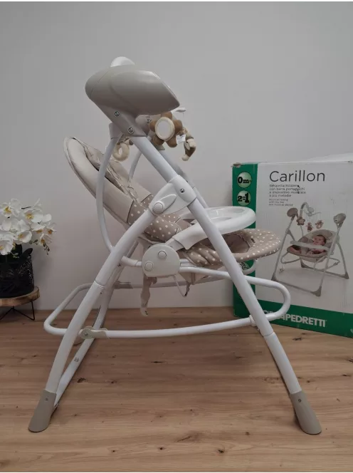 Foppapedretti Carillon elektromos pihenőszék és babahinta, OUTLET termék