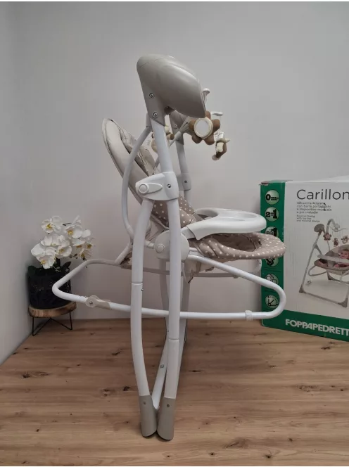Foppapedretti Carillon elektromos pihenőszék és babahinta, OUTLET termék