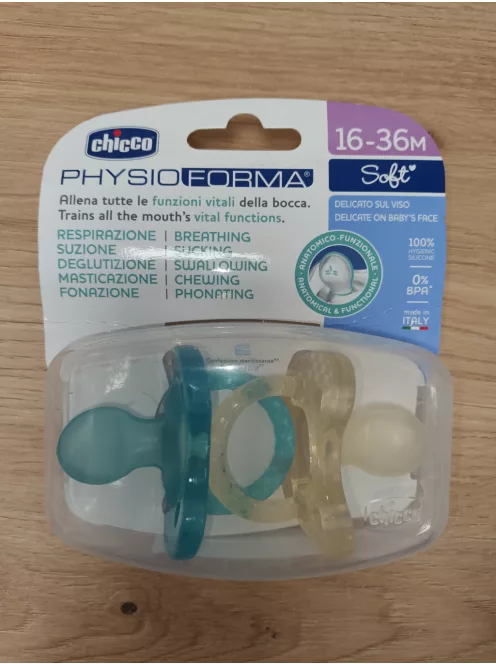 Chicco PhysioForma 16-36hó szilikon cumi 2db, OUTLET termék