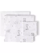 Interbaby 3 részes ágyneműhuzat szett babakocsiba, OUTLET termék