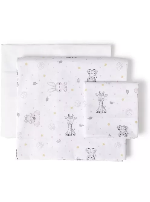 Interbaby 3 részes ágyneműhuzat szett babakocsiba, OUTLET termék