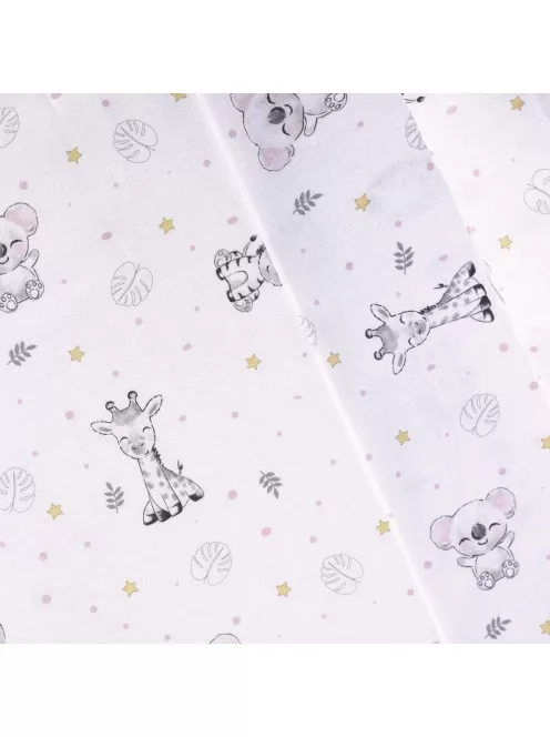 Interbaby 3 részes ágyneműhuzat szett babakocsiba, OUTLET termék