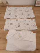 Interbaby 3 részes ágyneműhuzat szett babakocsiba, OUTLET termék