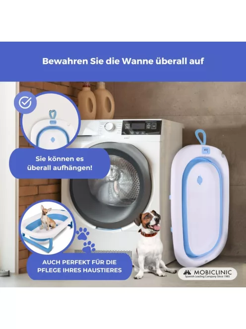 Mobiclinics összecsukható gyermek fürdetőkád, 75 x 45 x 21 cm, OUTLET termék