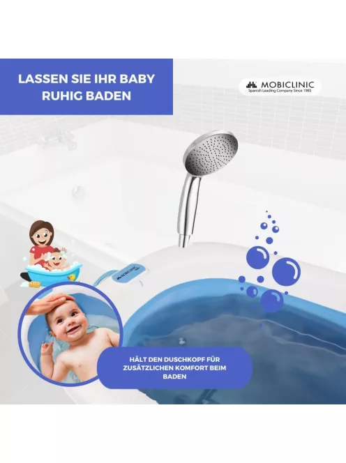 Mobiclinics összecsukható gyermek fürdetőkád, 75 x 45 x 21 cm, OUTLET termék