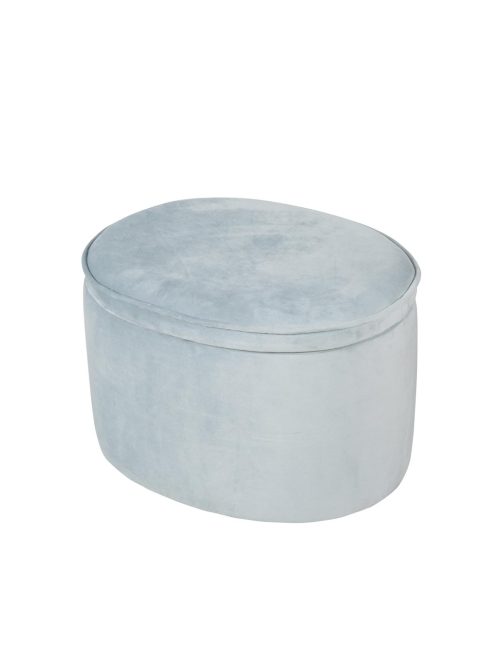 Roba ovális bársony gyermek puff tárolóval, OUTLET termék