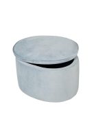 Roba ovális bársony gyermek puff tárolóval, OUTLET termék