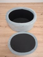 Roba ovális bársony gyermek puff tárolóval, OUTLET termék