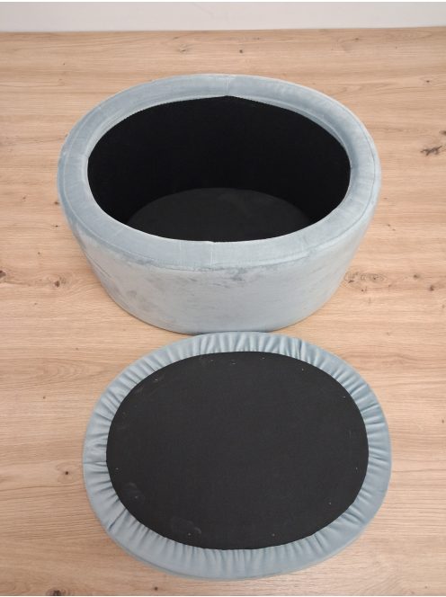 Roba ovális bársony gyermek puff tárolóval, OUTLET termék