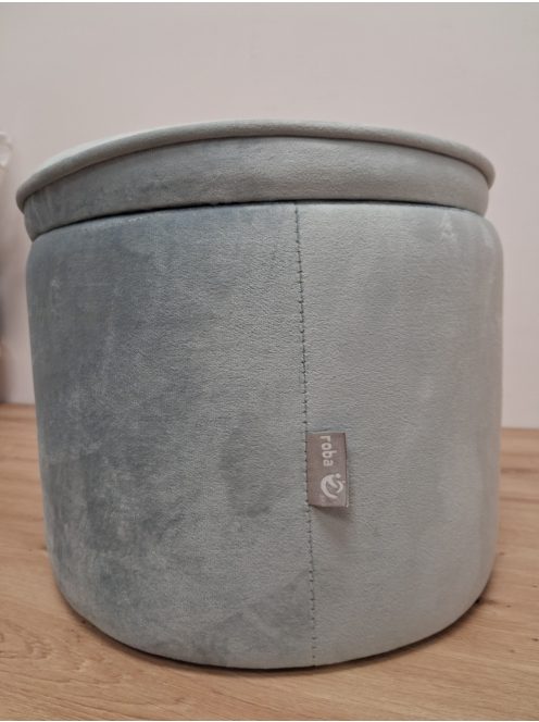 Roba ovális bársony gyermek puff tárolóval, OUTLET termék