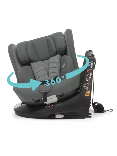 Foppapedretti FP360 i-Size 40-150cm Isofix 360° autósülés (Szürke) OUTLET termék