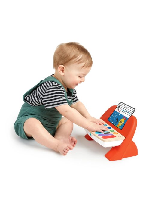 Baby Einstein 12577 Hape Cal Magic Touch zongora játék zongora fából, 3 kotta, 6 dallam, 6 hónapos kortól