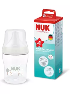    Nuk Perfect Match 160ml-es cumisüveg 0+hó-fehér, OUTLET termék