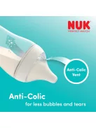  Nuk Perfect Match 160ml-es cumisüveg 0+hó-fehér, OUTLET termék