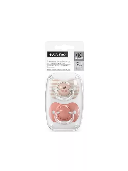 Suavinex SX Pro szilikon cumi 2db 18+hó, OUTLET termék
