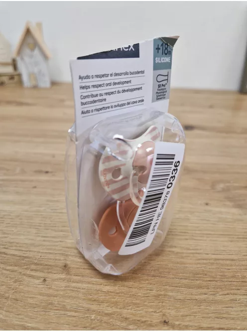 Suavinex SX Pro szilikon cumi 2db 18+hó, OUTLET termék