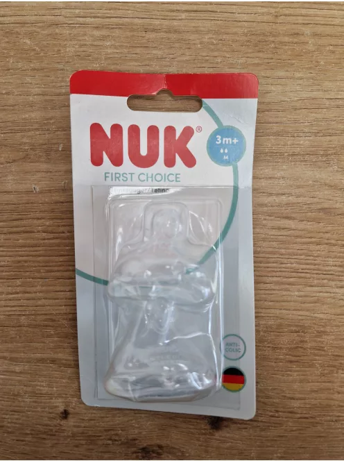 NUK First Choice cumisüveg CUMI SZILIKON 3m+  2db - OUTLET termék