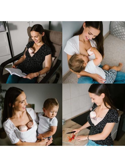 BabyOno mellszívó Twinny elektromos, viselhetõ, dupla - 100 plusz 40db melltartóbetéttel 1002 - 296/140