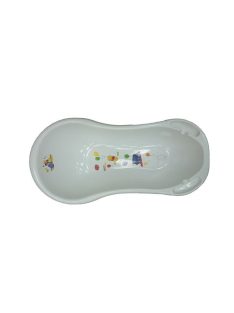   Lorelli Disney mintás piskóta kád leeresztő dugóval 100cm - Micimackó / fehér