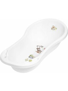   Lorelli Disney mintás piskóta kád leeresztő dugóval 100cm - Micimackó / fehér ÚJ
