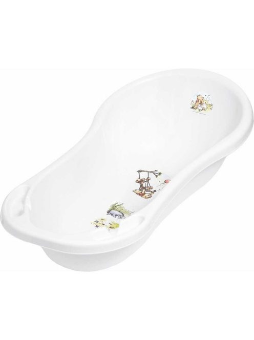 Lorelli Disney mintás piskóta kád leeresztő dugóval 100cm - Micimackó / fehér ÚJ