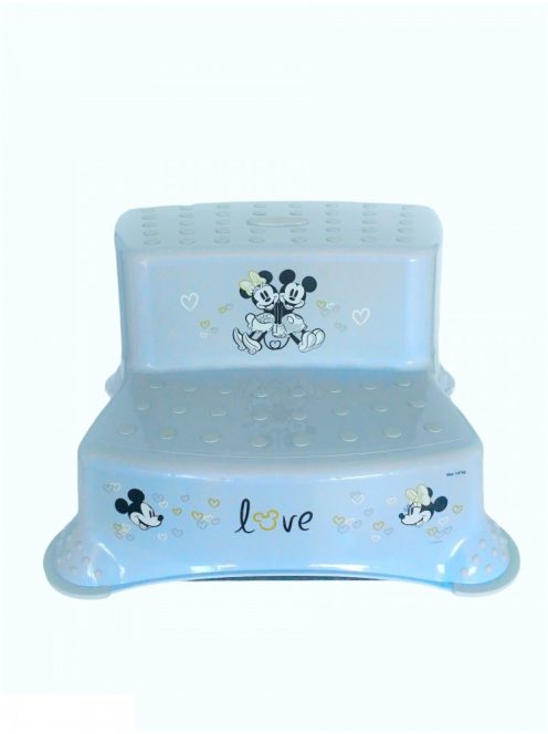 Disney mintás lépcsős fellépő - Mickey Minnie Love Light Blue