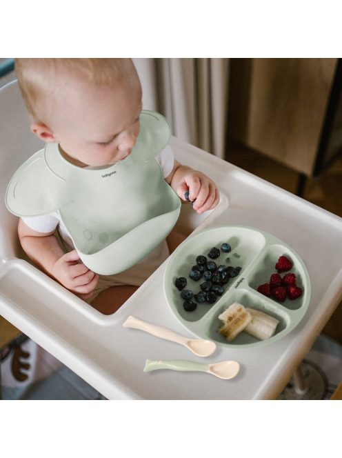 BabyOno etetõkanál puha flexibilis 2db bézs-zöld 1066/07