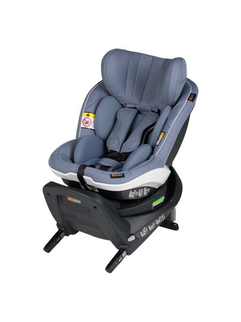 BeSafe gyerekülés iZi Turn i-Size ISOfix 61-105 cm Anthracite Mesh