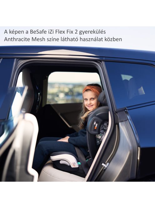 BeSafe gyerekülés iZi Flex FIX 2 i-Size ISOfix 100-150 cm Black Soft Breeze