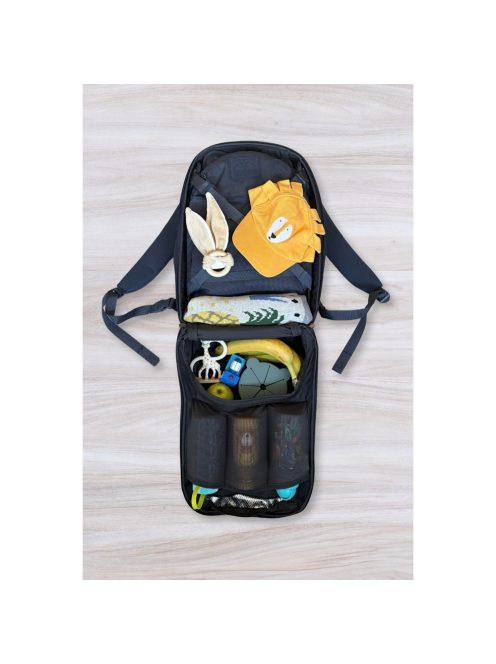 MiniMeis pelenkázó hátizsák és babarögzítõ hám étkezõszékhez Hero G5 Dusk Blue