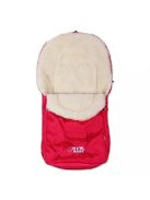 Téli gyapjúval bélelt bundazsák New Baby Classic Wool rózsaszín
